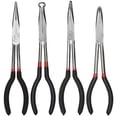 thumbnail image 1 of 11-Inch Long Needle-Nosed Pliers Include Straight, 45-Degree, 90-Degree and O-Type Pliers, 1 of 6