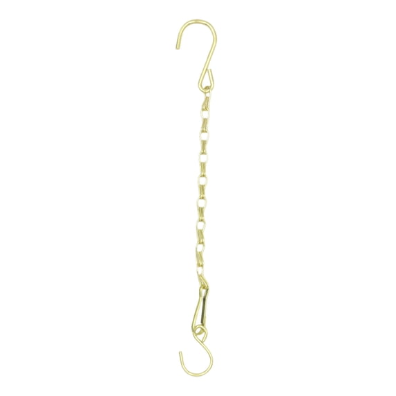 11 Inch Metal Hanging Chain with Hooks, Multipurpose Hanger for Plant Planters, Bird Feeders, Lanterns and Ornaments