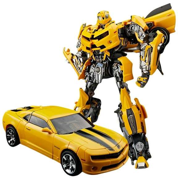 11 Inch Movie Version Bumblebee Alloy Deformation Car Robot Action Figure, Color 8888D