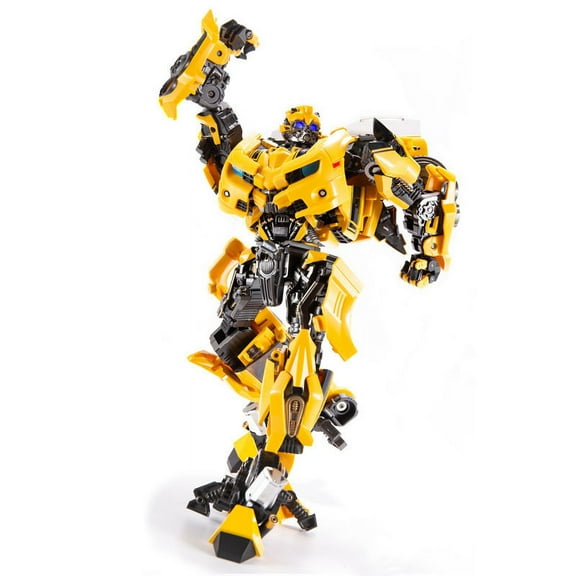 11 Inch Multicolor Oversized Mecha, Dual Transformation Articulated Robot Figure (BB-01)