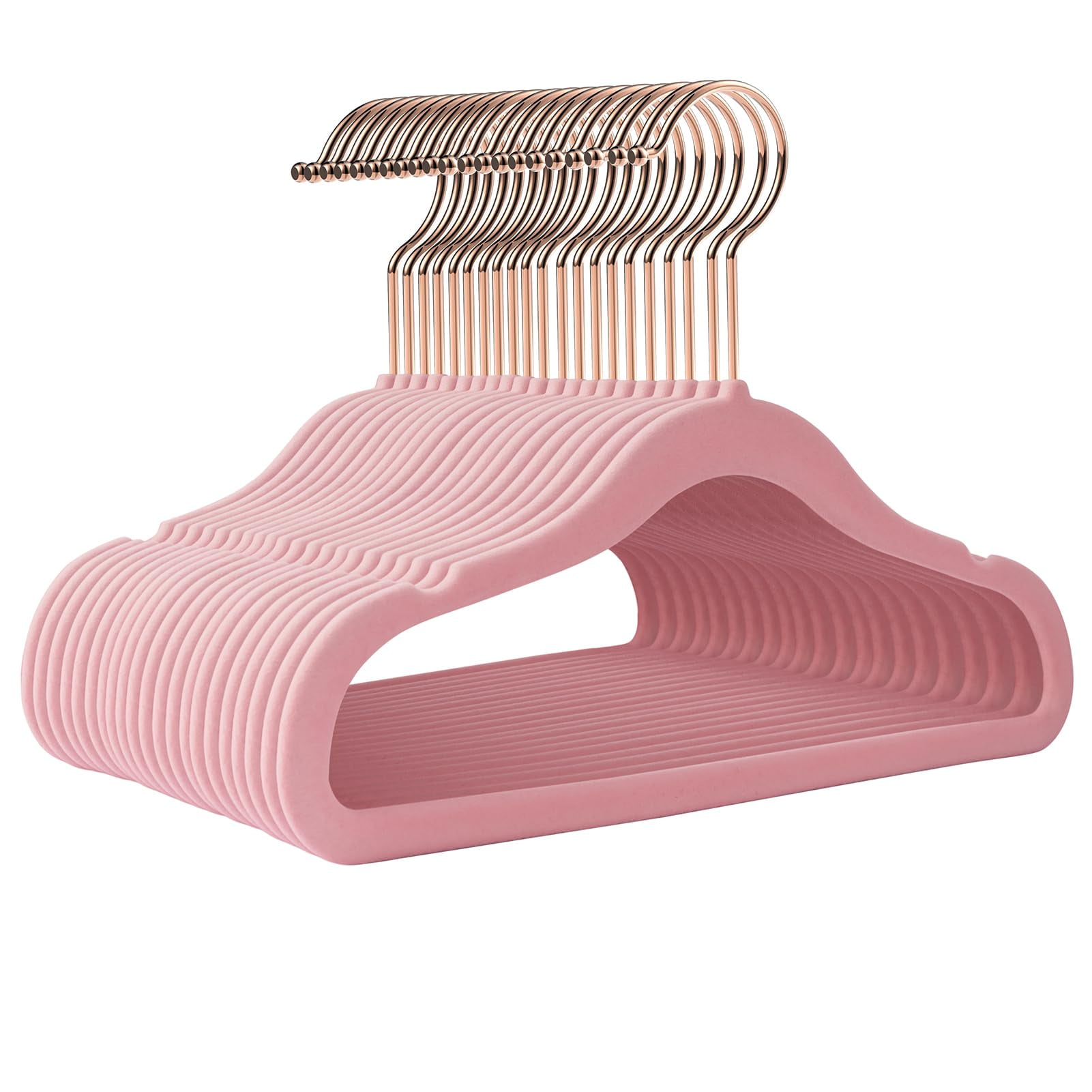 11 Inch Pink Infant Toddler Clothes Hangers