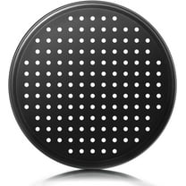 11 Inch Pizza Pan with Holes, Nonstick Pizza Tray for Oven, Round Perforated Carbon Steel Pizza Baking Pans Pizza Bakeware for Home Restaurant Kitchen Baking