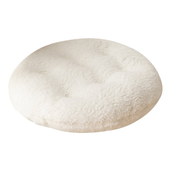 11-Inch Round Chair Cushions - Plush Seat Pads with Foam Padding for Dining Chairs & Stools - Soft Winter Warm Chair Covers & Floor Pillows