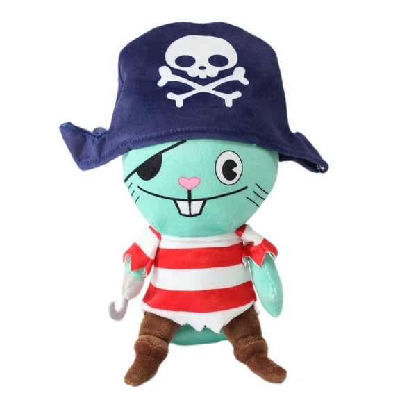 11 Inch Russell Pirate Plush, Happy Tree Friends Adventure Character Doll