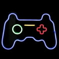 thumbnail image 1 of 11" LED Neon Style Video Game Controller Wall Sign, 1 of 6