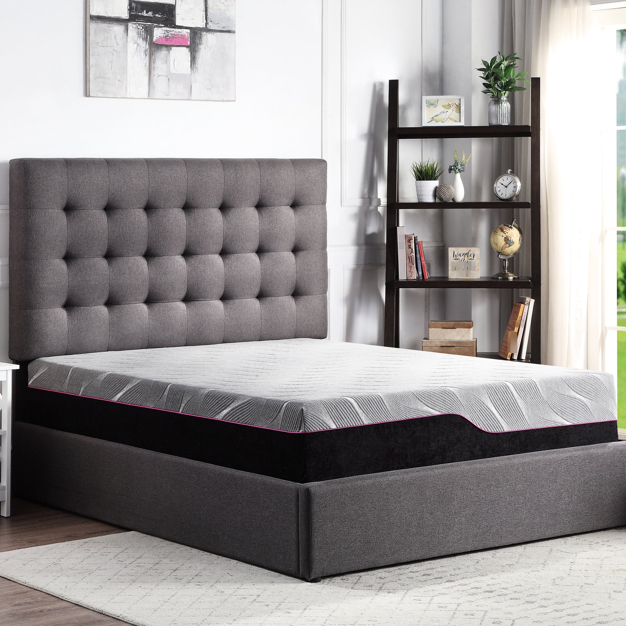 11" Latex Foam Mattress Queen - And Comfortable Maximize Comfort With 4-layer Construction