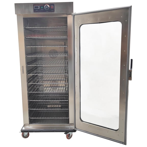 11-Layer Food Warmer Cabinet Heated Holding Cabinet 220V 86-185 Temp Single Door