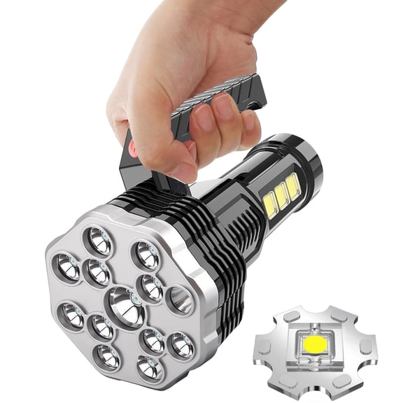 11 Lights Light Source Built-In Battery Rechargeable Portable Light light Searchlight Outdoor Camping Light Multi-Function Emergency Lighting Device