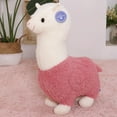thumbnail image 1 of 11" Llama Stuffed Animals Toy, Cute Llama Furry Toy, Soft Animals Huging Pillow Home Decoration, for Birthday Party Christmas Holiday Gift, 1 of 4