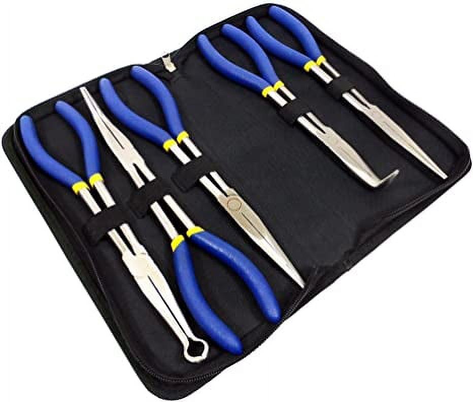 Stalwart 6Piece Utility Plier Set with Storage Pouch