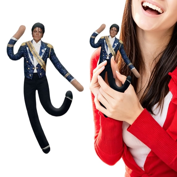 11" Michael Plush Figure, Funny Bendable Plush Figure, Plush Doll, Flexible Wire Frame, Ugly Pillow Style Poseable Doll Stuffed, Gift for Mikey Fans