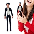 thumbnail image 1 of 11" Michael Plush Figure, Funny Bendable Plush Figure, Plush Doll, Flexible Wire Frame, Ugly Pillow Style Poseable Doll Stuffed, Gift for Mikey Fans, 1 of 8
