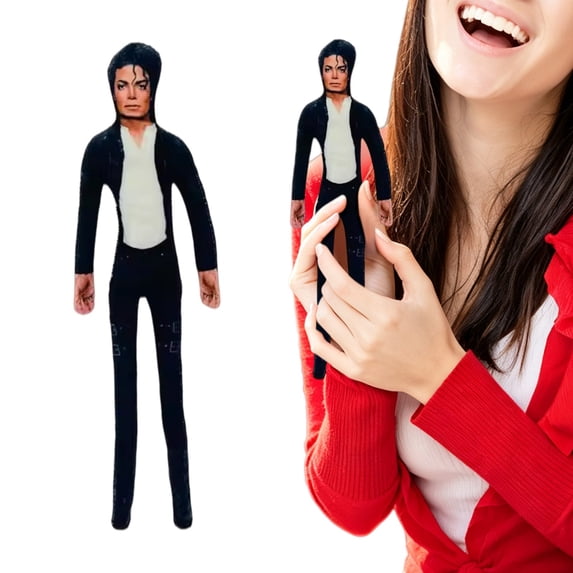 11" Michael Plush Figure, Funny Bendable Plush Figure, Plush Doll, Flexible Wire Frame, Ugly Pillow Style Poseable Doll Stuffed, Gift for Mikey Fans