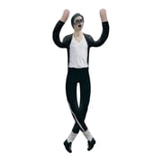 11" Michael Poseable Plush Figure, 2026 New Bendable Flexible Internal Wire Frame Stuffed Doll, Collectible Music Toy, Desk Display Decoration Gift for Singer Fans