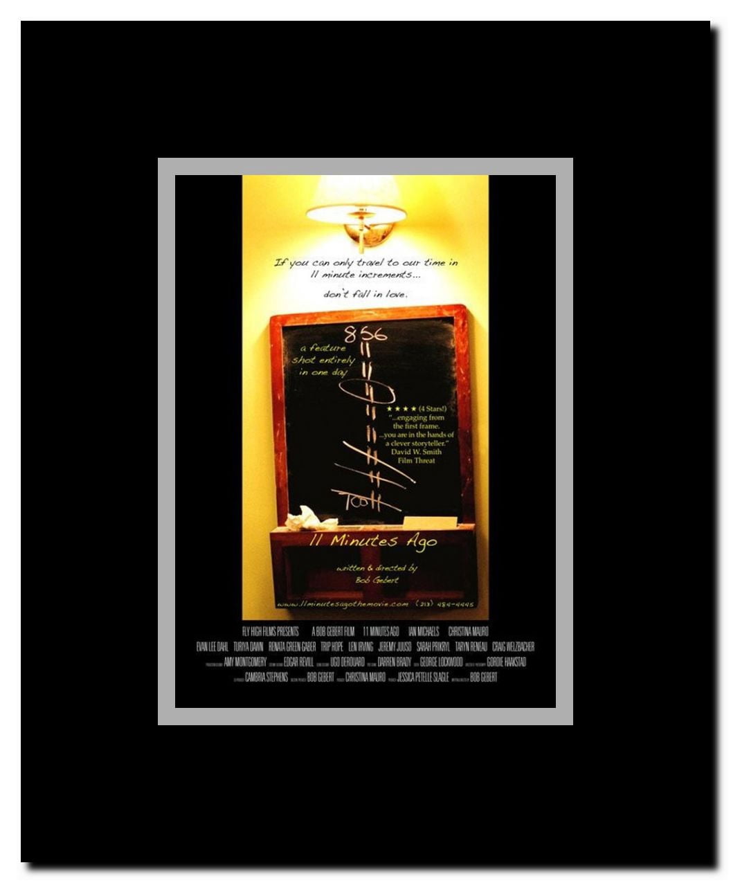 11 Minutes Ago Framed Movie Poster