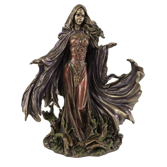 11" Morgana Arthurian Legend by Monte Moore Statue Antique Bronze Color