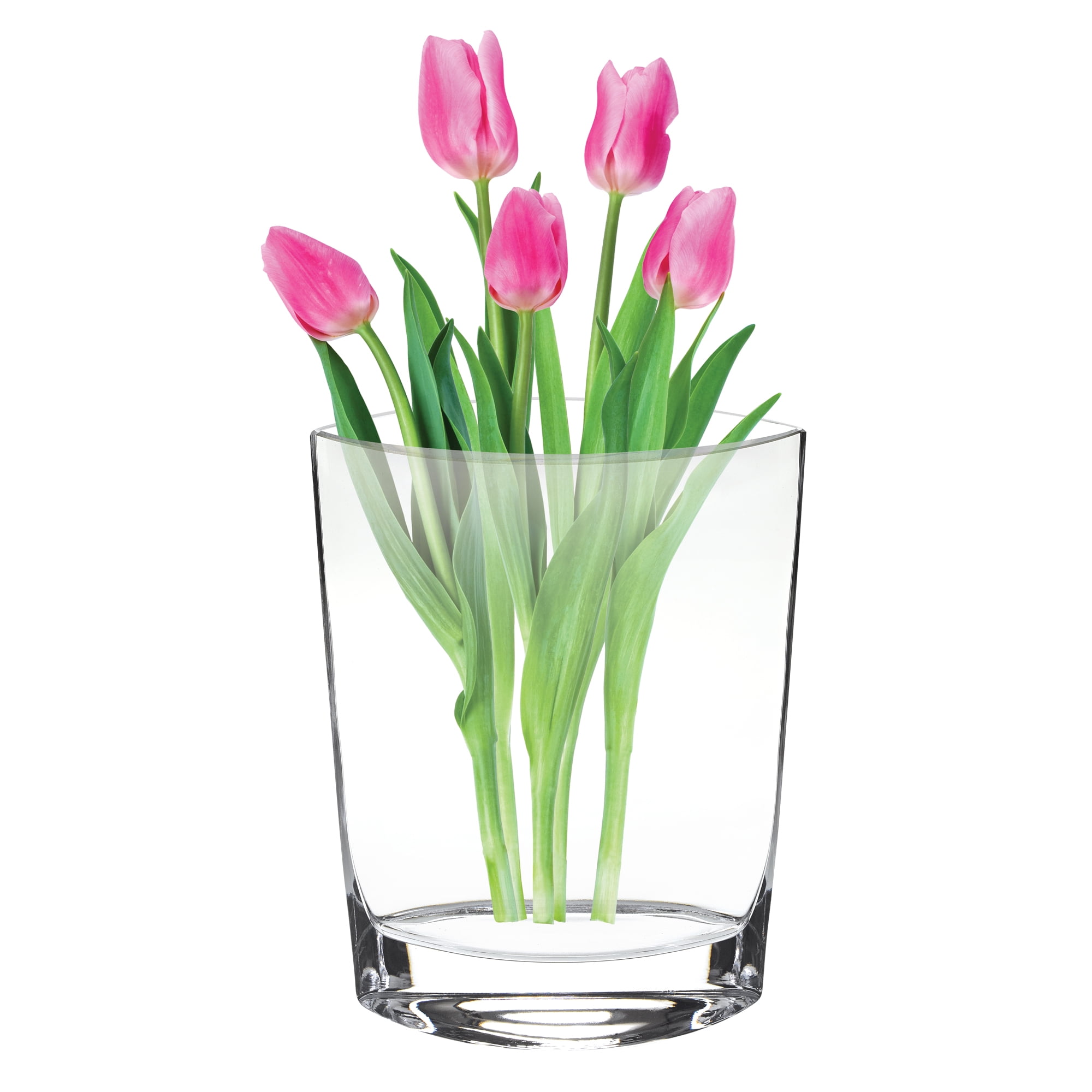 11" Clear Crystal Bouquet Display Vase