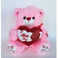 thumbnail image 1 of 11" Musical Valentine Bear Pink with I Love You Heart, 1 of 2