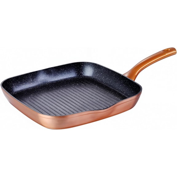 11" Nonstick Grill Pan with Pour Spouts, PFOA-Free | Even Heat, Dual Spouts & Surface
