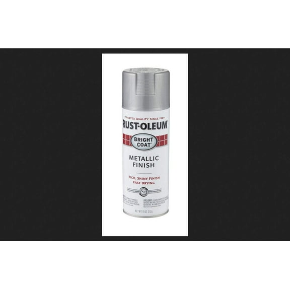 Rust-Oleum Chrome Metallic Finish Spray Paint - Metallic Silver - Set of 6, 11 oz