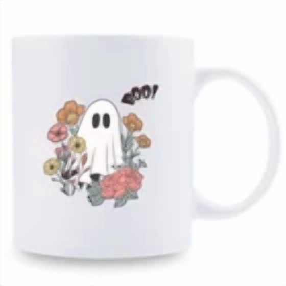 11 Oz, Halloween Ghost Mug, Funny Ceramic Coffee Mug, Novelty Gift Birthday Cup