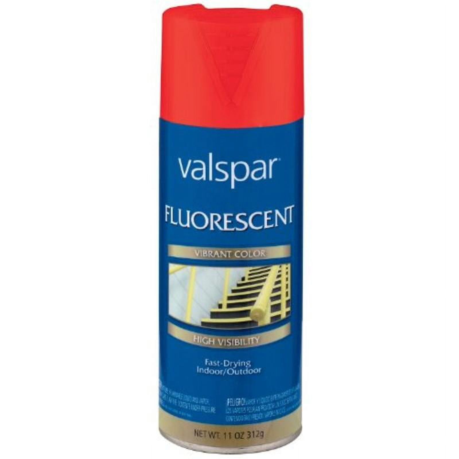 11 Oz Hi Vis Fluorescent Spray Paint Orange VALSPAR Spray Paint 849