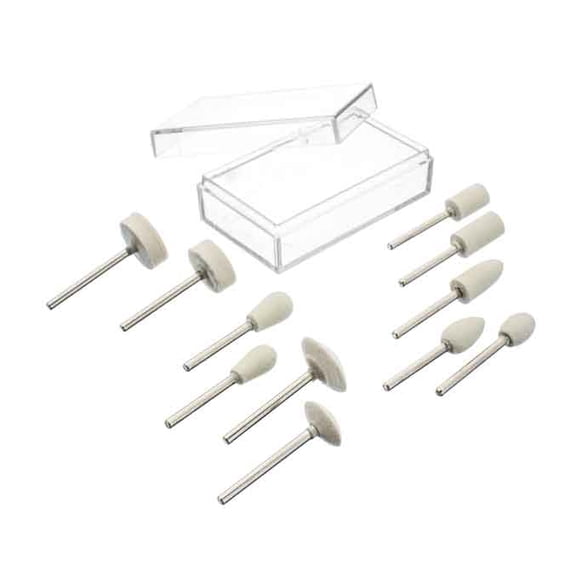 11 PC Mini Buffing Wheel Set for Dremel Tool