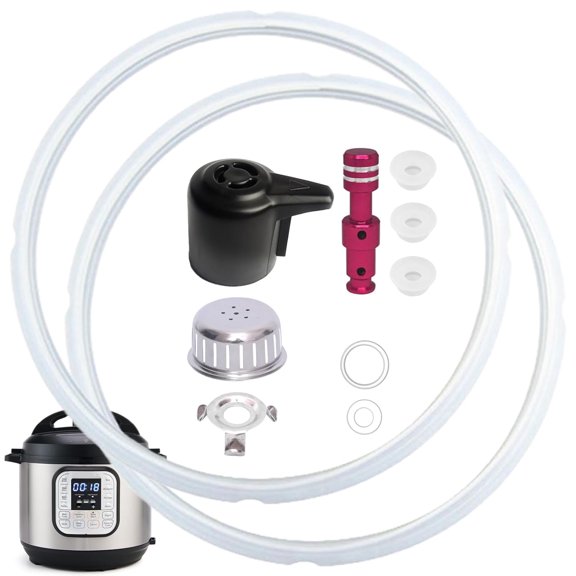 11 PCS Instant Pot Accessories for Duo 8 Qt and Duo Plus 8 Qt, InstantPot Replacement Parts Include Sealing Ring, Steam Release Valve, Anti-Block Shield, Valve Sealing Ring, Float Valve and Gasket