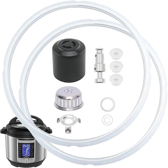 11 PCS Instant Pot Accessories for Ultra 6QT, Instant Pot Replacement Parts Include Sealing Ring, Steam Release Valve, Anti-Block Shield, Valve Sealing Ring, Float Valve and Gasket