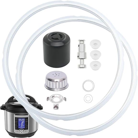 11 PCS Instant Pot Accessories for Ultra 6QT, Instant Pot Replacement Parts Include Sealing Ring, Steam Release Valve, Anti-Block Shield, Valve Sealing Ring, Float Valve and Gasket