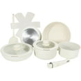 thumbnail image 1 of 11 PCS pots and pans set, pots and pans set non stick, Removable Handles, Induction and Oven Safe Cookware Set, Dishwasher Safe, Cream$$Home Decor, Kitchen, & Other, 1 of 7