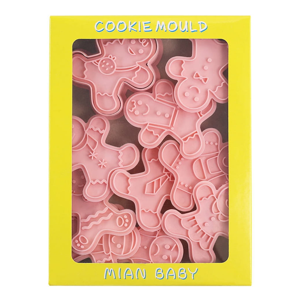 11 Pack Cookie Molds Gingerbreads Man Cookie Cutters Christmas Biscuits