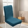thumbnail image 1 of 11-Pack Elastic Stretch Dining Room Kitchen Chair Cushion Covers Set, Colorful Spandex Slipcovers, 1 of 5