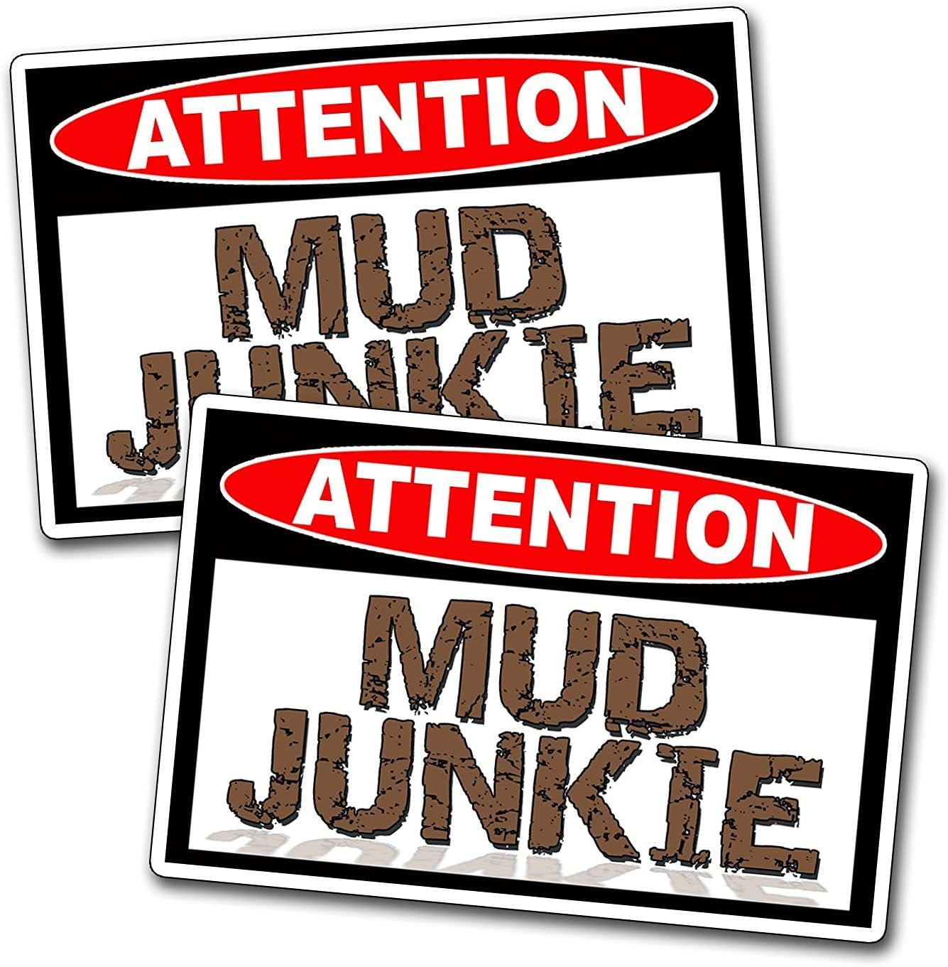 11 Pack - StickerDad® MUD JUNKIE Off Road Full Color Printed Sticker ...