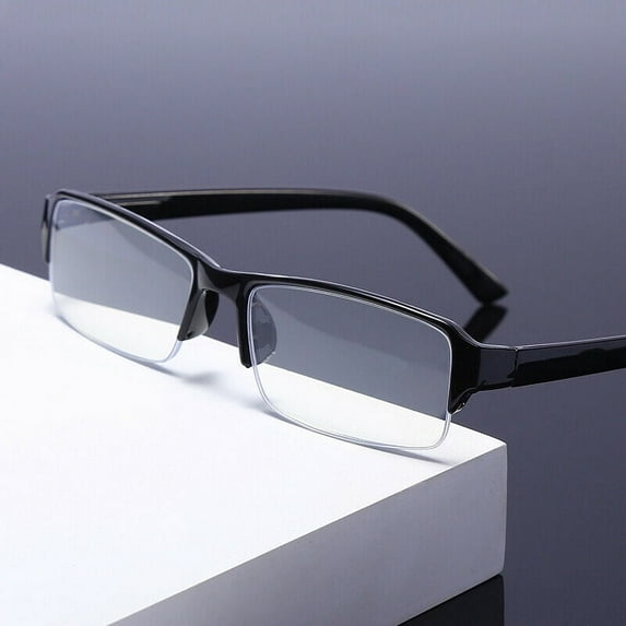 11 Packs Men Women Rectangular Half Frame Blue Light Blocking Reading Glasses Readers for Gaming Computer +2.00