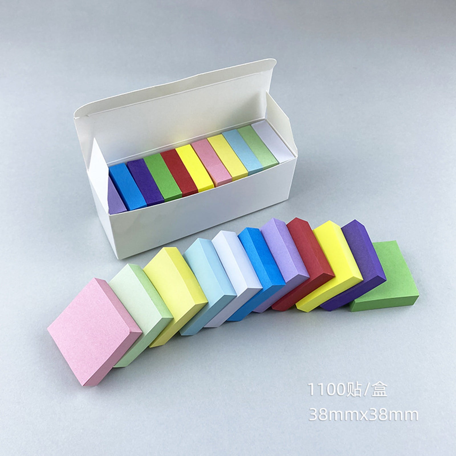 11 Pads Multicolor Sticky Notes Set,11-Colors Mini-Sized Sticky Index ...