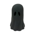 thumbnail image 1 of 11" Paper Mache Ghost Statue Tabletop Decoration,Thanksgiving Resin Ghost Sculpture Statue,Halloween Mini Ghosts Decorations,Halloween Ghost Standing Statue Ornament Halloween(Black), 1 of 6