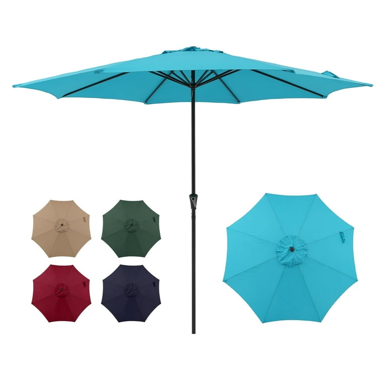 11 heavy duty outdoor patio table umbrella wind resistant 10ft Patio Umbrella