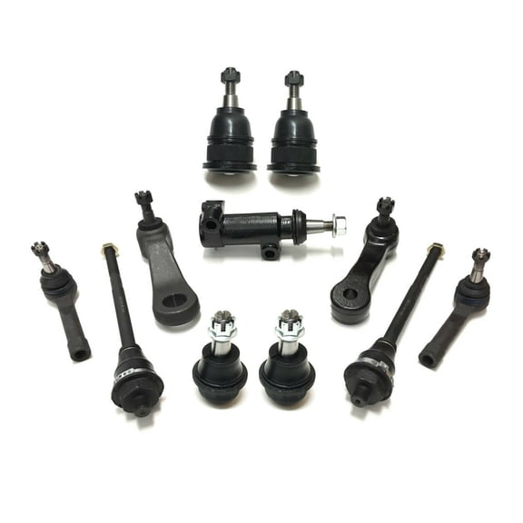11 Pc New Pitman Arm 4 Groove and Idler Arm Upper & Lower Ball Joints Front Suspension Kit Fits select: 1999 CHEVROLET SILVERADO, 2000-2006 CHEVROLET TAHOE