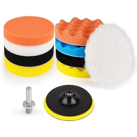 11 Pcs 3" Drill Buffing Kit for Auto Maintenance