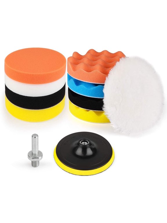 11 Pcs 3" Drill Buffing Kit for Auto Maintenance