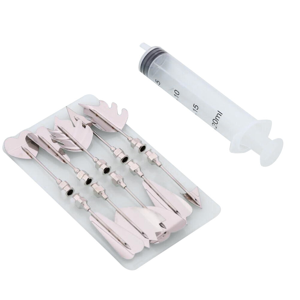 11 Pcs Art Cake Tools 3D Gelatin Jelly Tools Pudding Pastry Nozzles