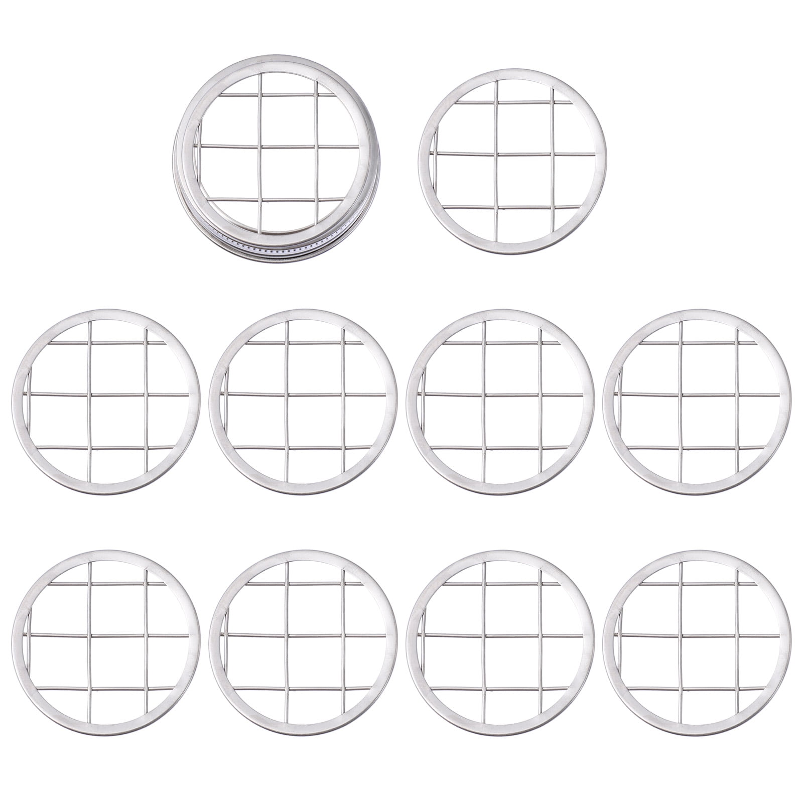 11 Pcs Plant Sprouting Jar Stands Canning Jar Replacement Lids Canning