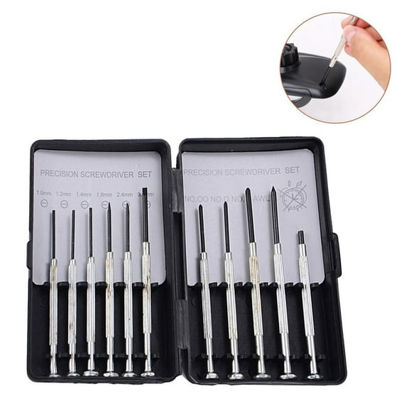 11 Pcs Precision Screwdriver Set for Watch Jewelry Glasses Electronic Small Screw