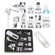 11 Pcs/Set Sewing Machine Presser Foot Domestic Sewing Machine Accessories Compatible With for Janome