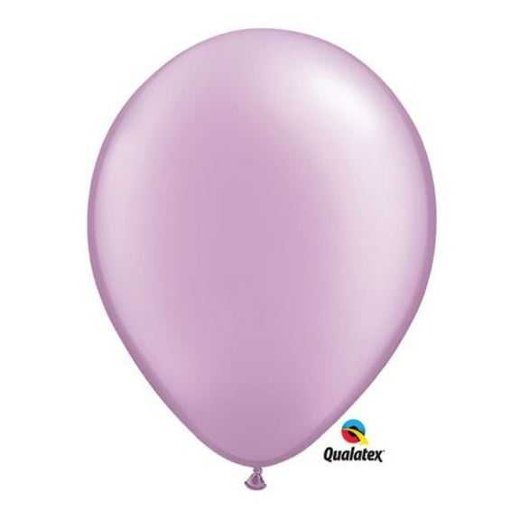 11" Pearl Lavender Qualatex Balloons, 100 Pack