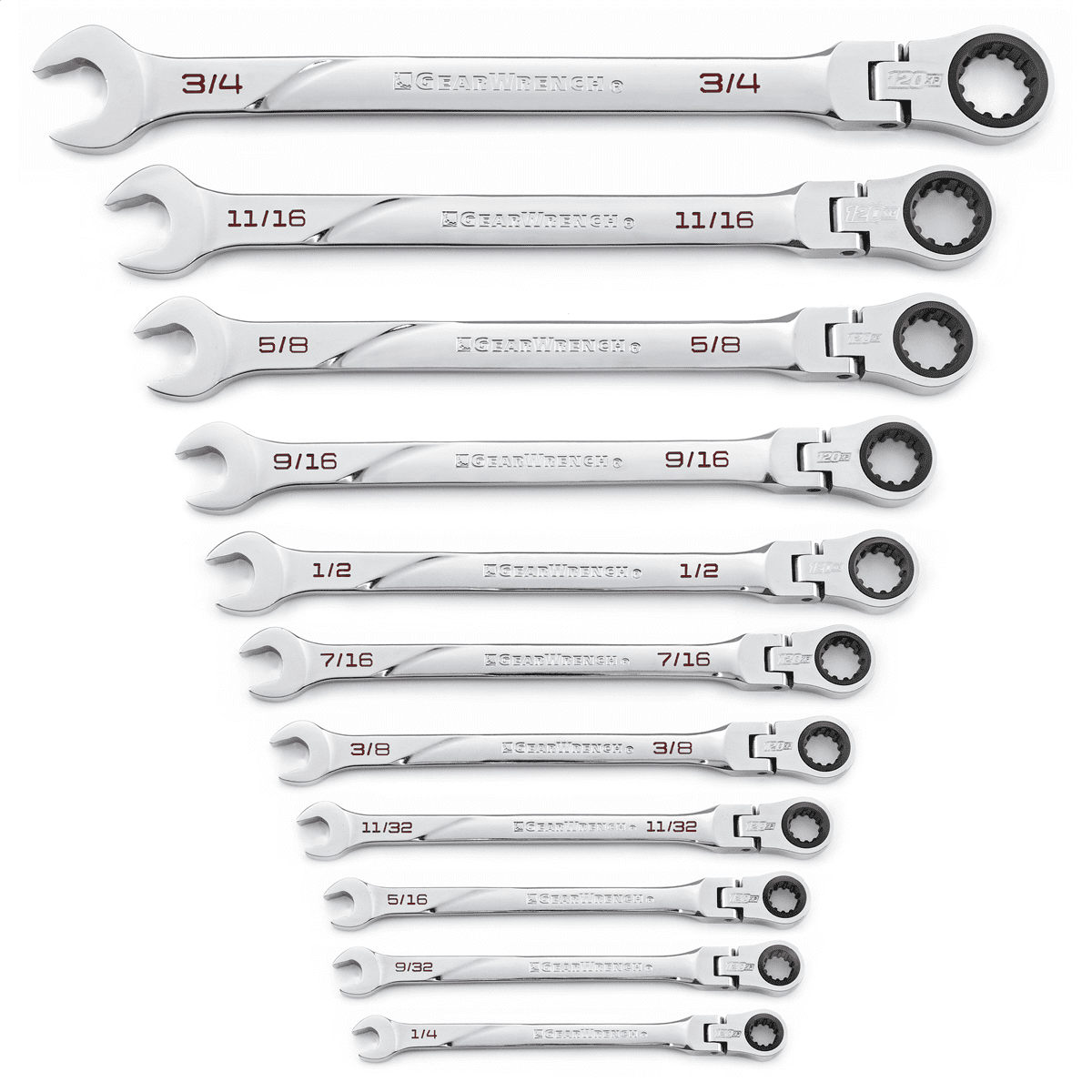 11 Piece 120X Universal Spline SAE XL Combination Sansujyuku sansujyuku.com