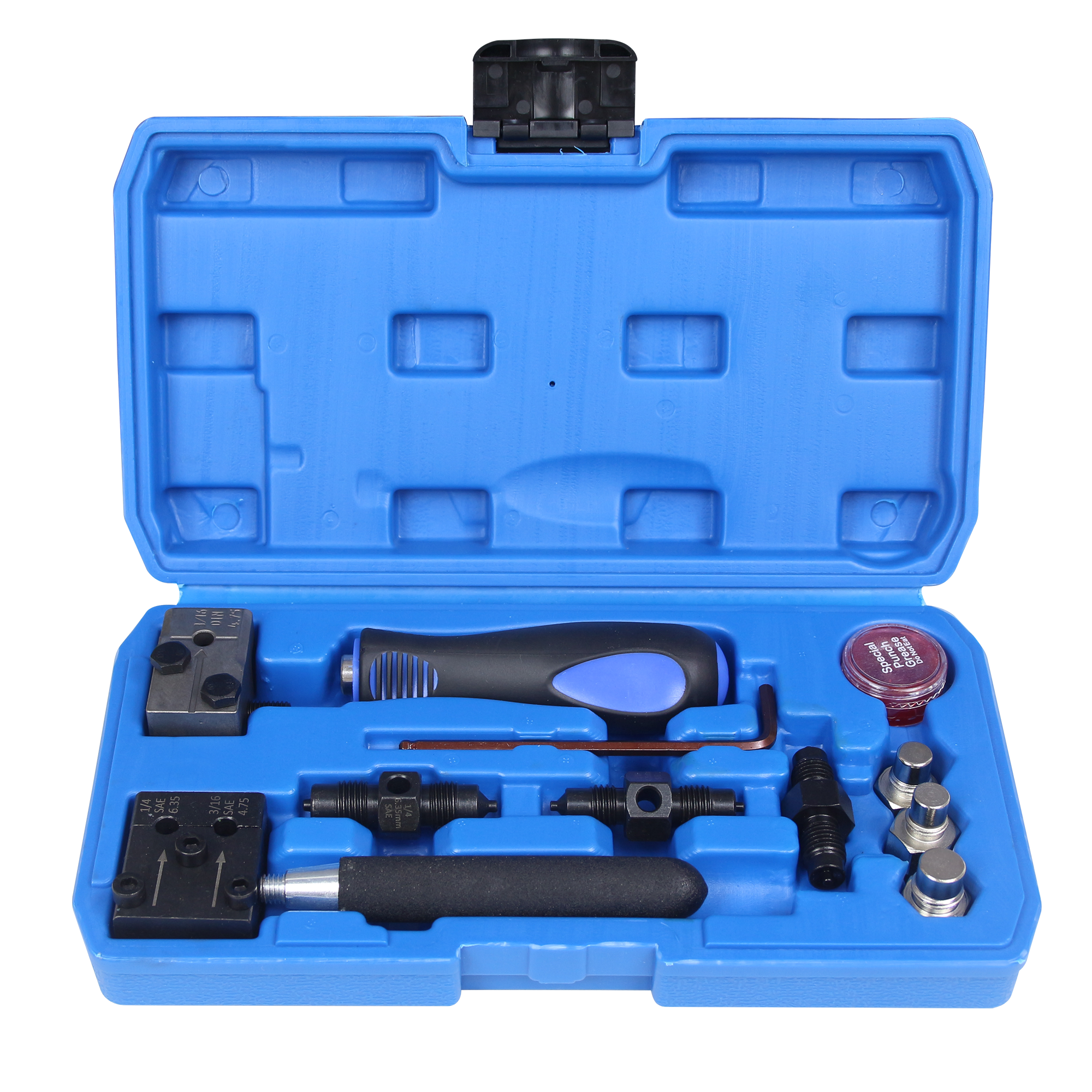 11-Piece Brake Line Flaring Tool Kit, SAE & DIN Standard, Universal for ...
