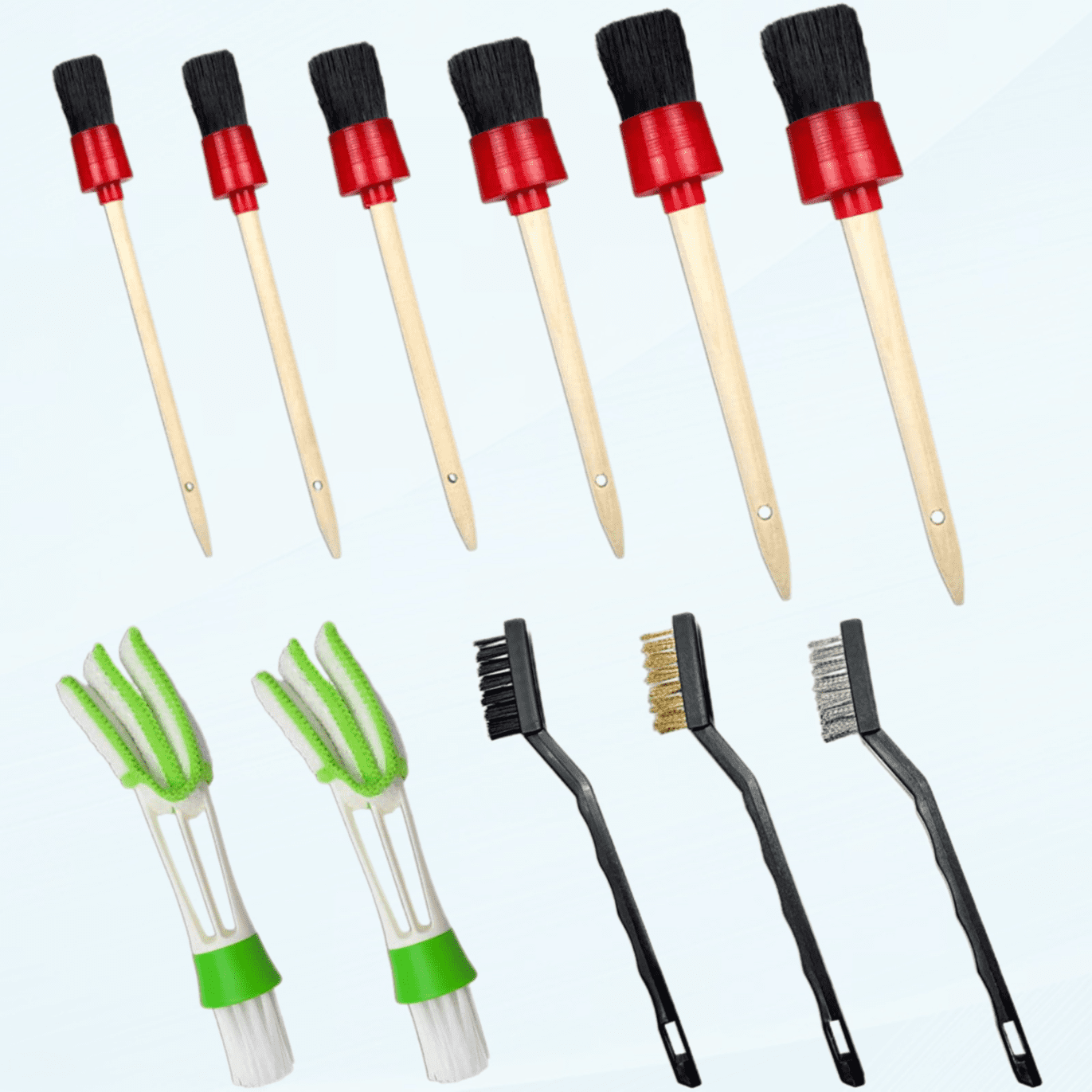 11 Piece Car Detailing Kit Set Car Wheels, Exterior, Interior