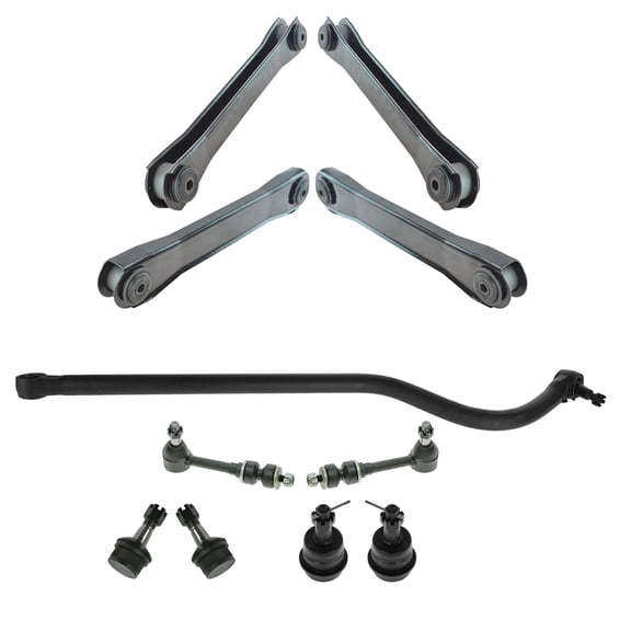11 Piece Suspension Kit Control Arms Ball Joints Track Bar Sway Bar Links New PSA64523 Fits select: 2000-2001 DODGE RAM 1500